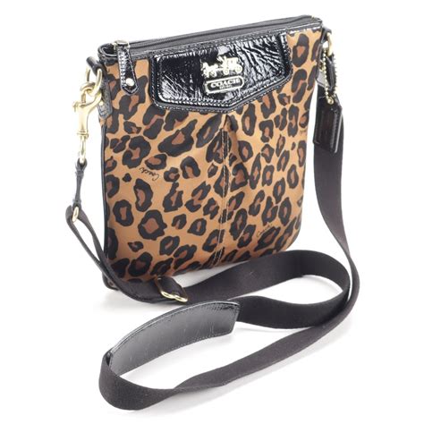 coach leopard wallet|coach leopard print crossbody.